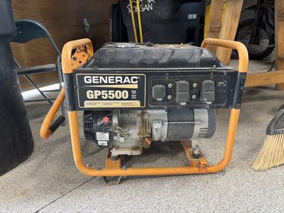 Generac GP5500 Portable Gas Generator - 5500 Running / 6875 Starting Watts