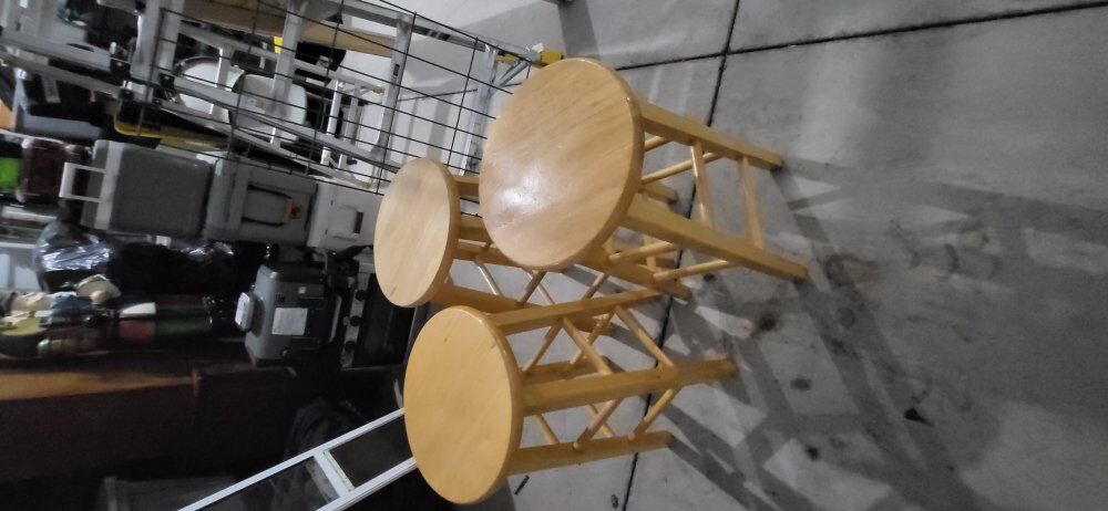 Wood barstools