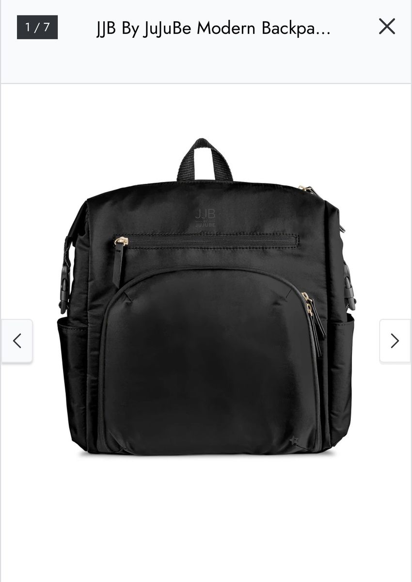 Jujube Like New Black Diaper Bag