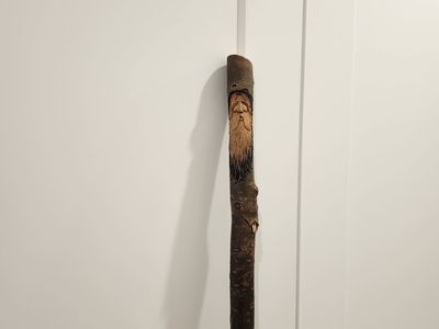 Carved Walking Staff