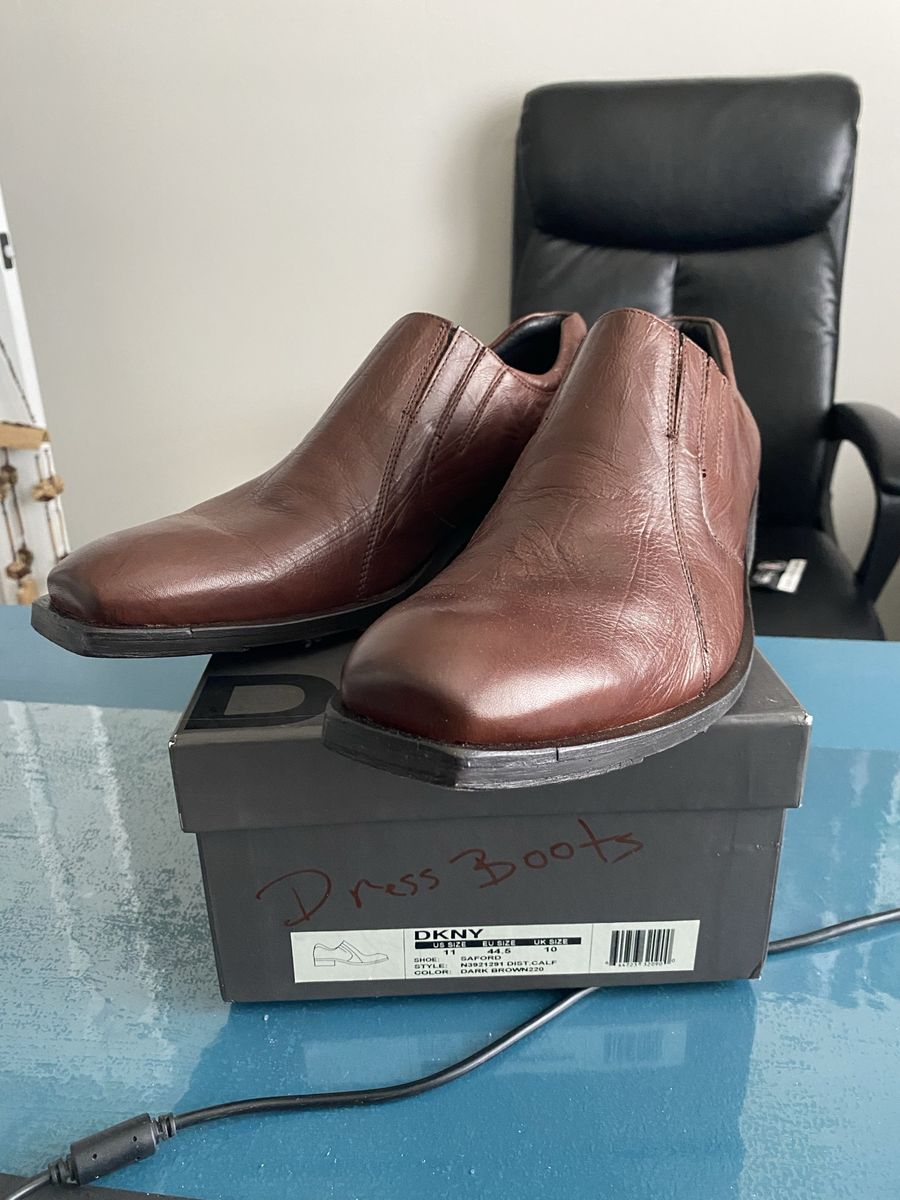 Men's DKNY Brown Dress Shoes size 11