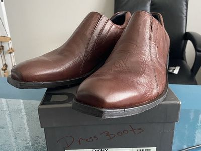 Men's DKNY Brown Dress Shoes size 11