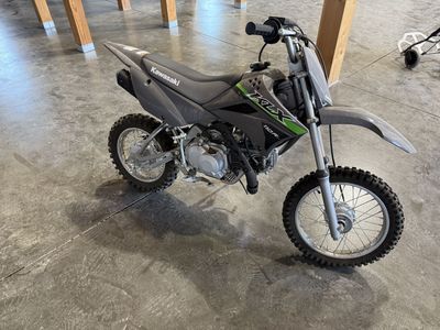 2024 Kawasaki KLX 110RL Dirt Bike - Grey & Green.