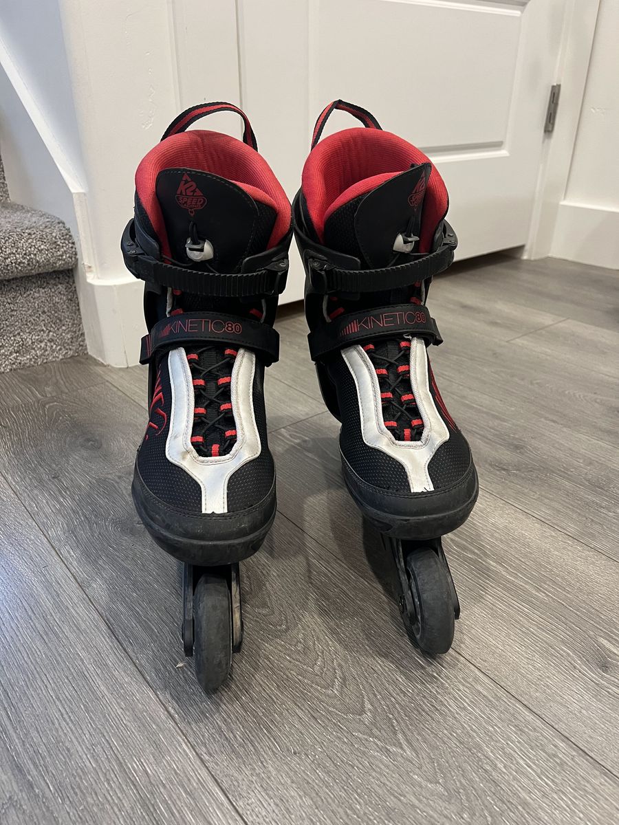 K2 Kinetic 80 Inline Skates / Rollerblades - Men's Size 11