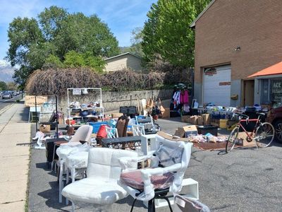 Old-MAN-GIBSONS parking lot sale!!!days of 47 edition!!! Fri-sat