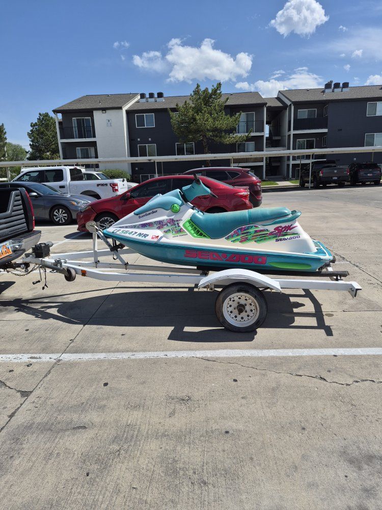 Sea-Doo SPX 650 Personal Watercraft with Trailer - Rotax Power, Vintage Graphics