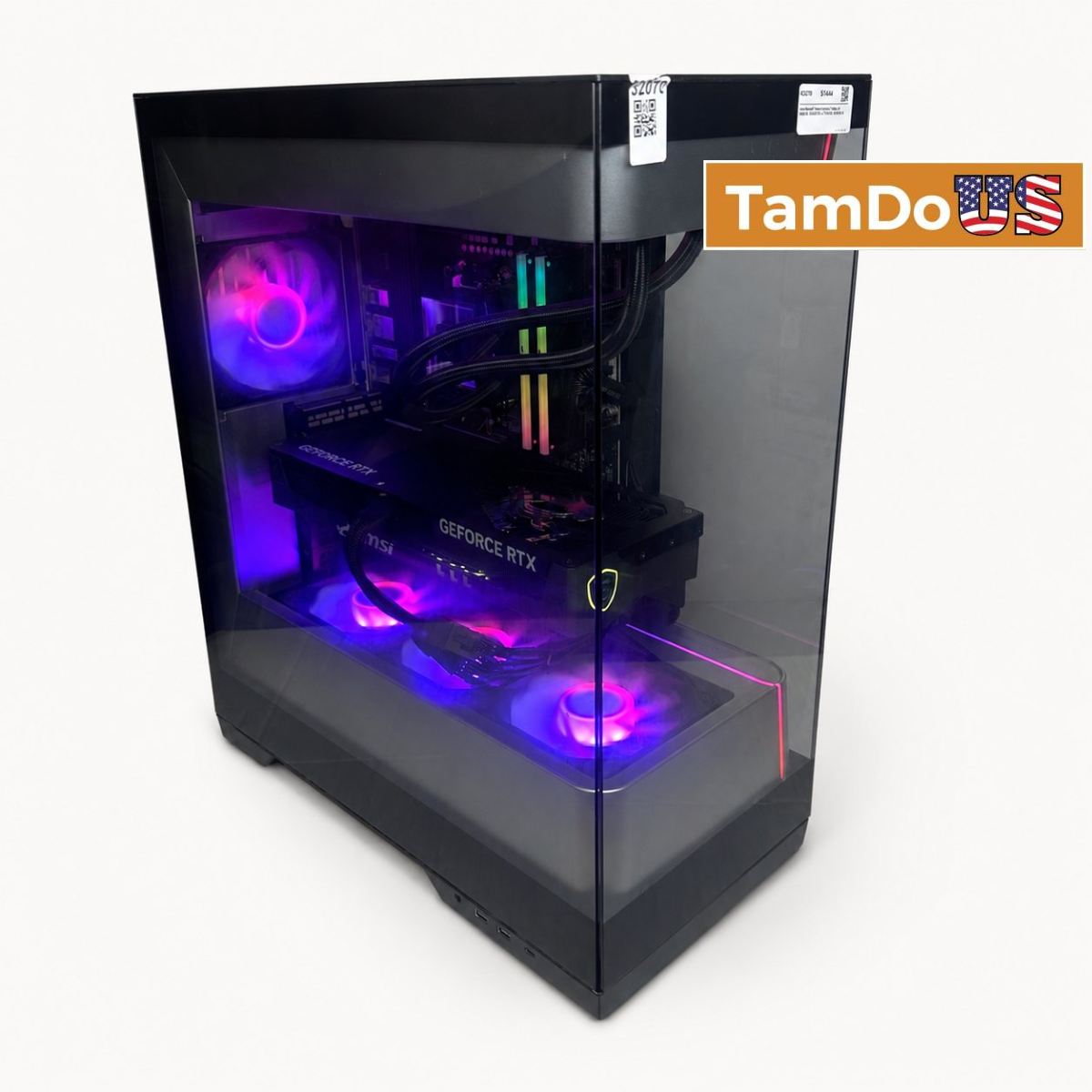 CyberPowerPC Gaming PC, Ryzen 7 7800X3D, 32GB DDR5, 2TB SSD, RTX 5070 12GB