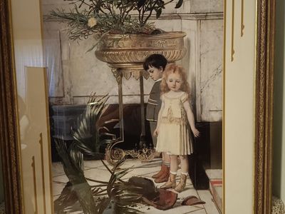 The Broken Flower Pot, 1876 by Jan c. Verhas - Custom Framed Art
