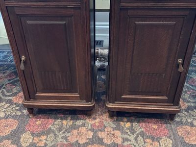 Stunning 1930’s Walnut Nightstands