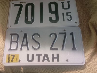 Antique License Plate Collection