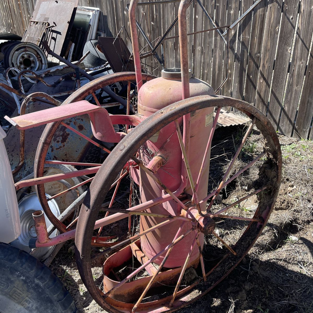 Fire Extinguisher On Wheels