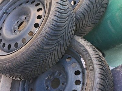 Michelin cross climate Winter Tires on Steel Wheels - Set of 4 (Date Codes 2020, 2022 2026