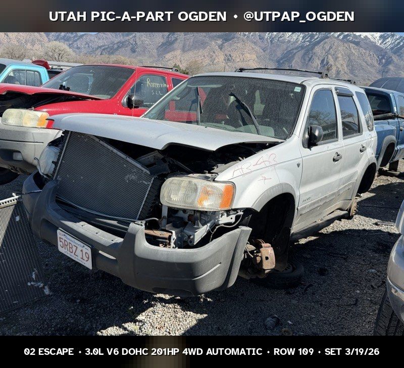 2002 Ford Escape Parts - UTPAP Ogden