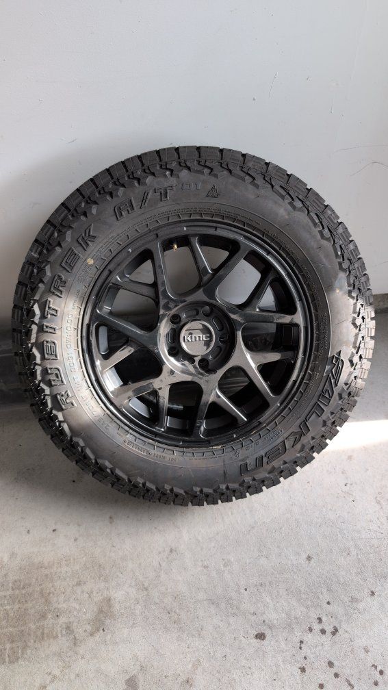 245/70r17 Falken Rubitrek A/T on KMC 17" Wheel