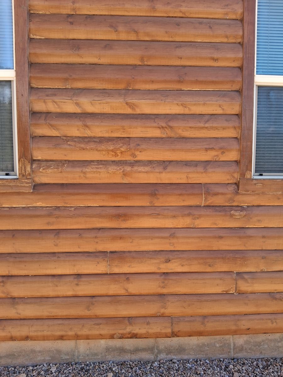 Wood Log Siding