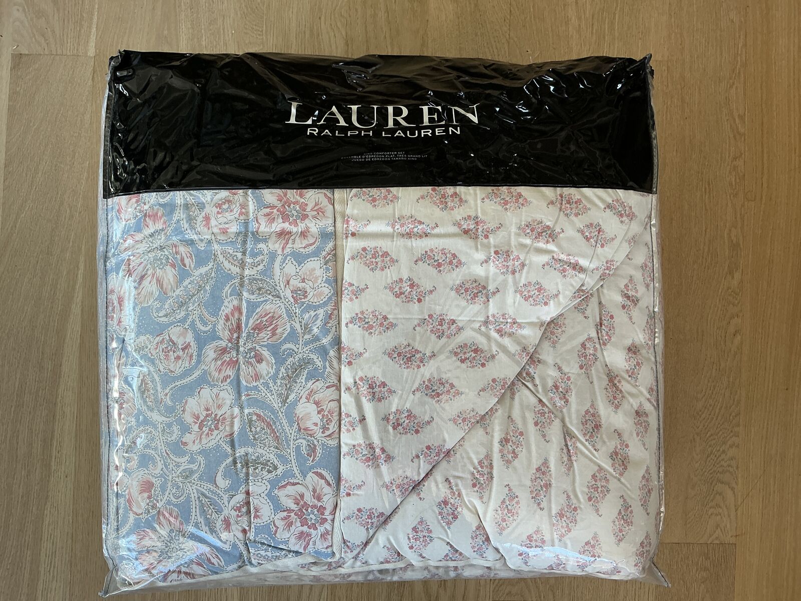 Ralph Lauren Cosima King Comforter & Shams NEW