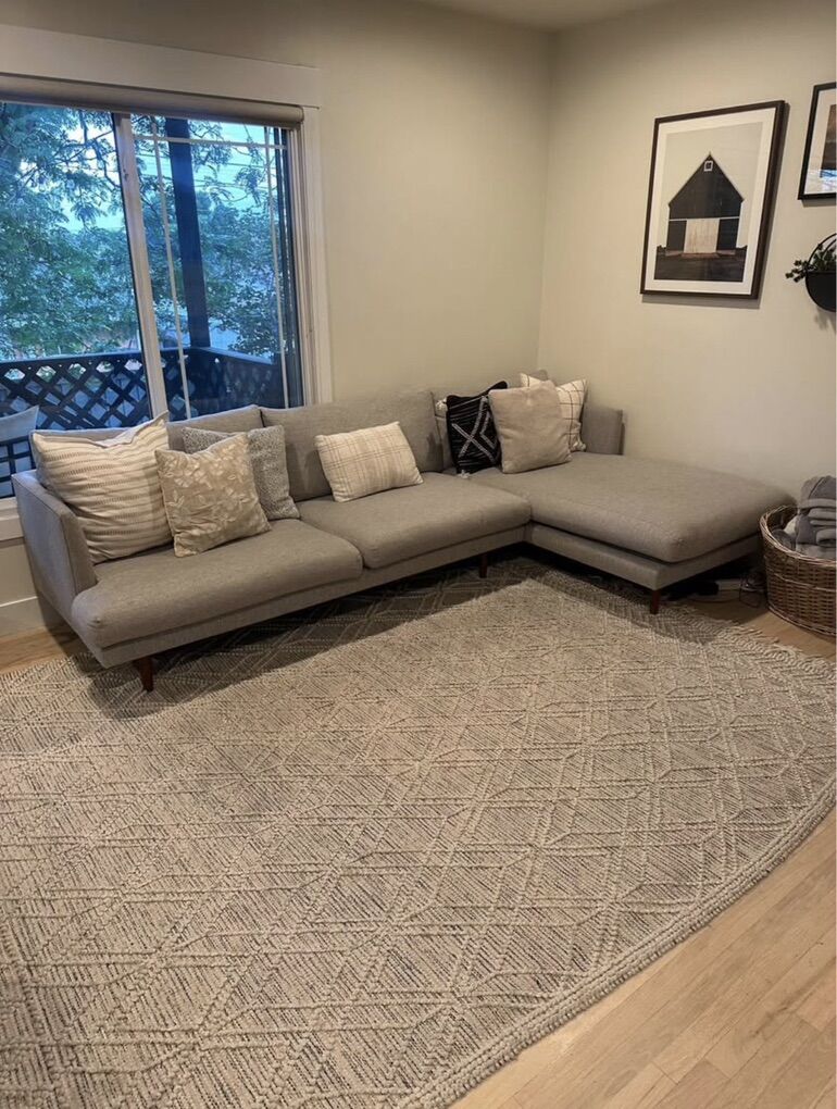 *REDUCED*Article Seasalt Gray Right Sectional Sofa