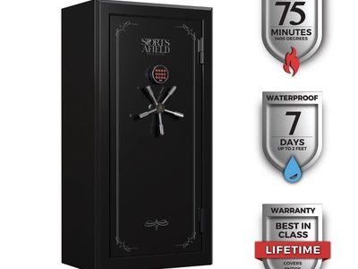 $230 LESS THAN SAM’S CLUB! BRAND NEW* Sports Afield 32-Gun Fireproof/Waterproof Gun Safe W/Electronic Lock DELIVERY AVAILABLE