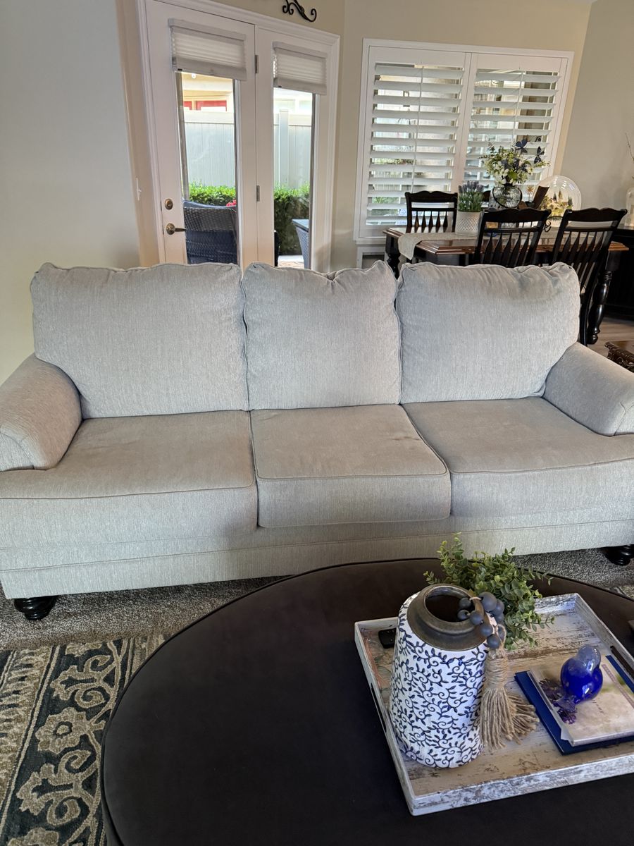 Comfortable couch and Loveseat