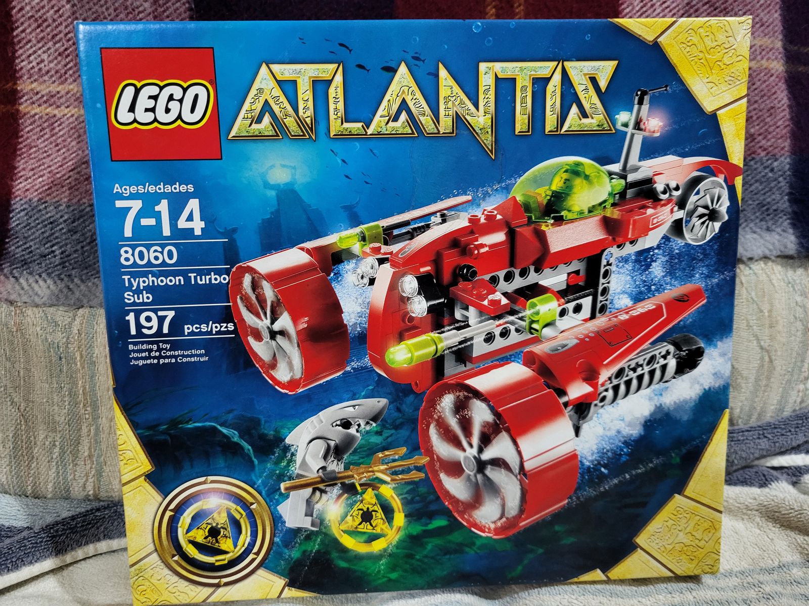 LEGO ATLANTIS TYPHOON TURBO SUB   2010 ISSUE