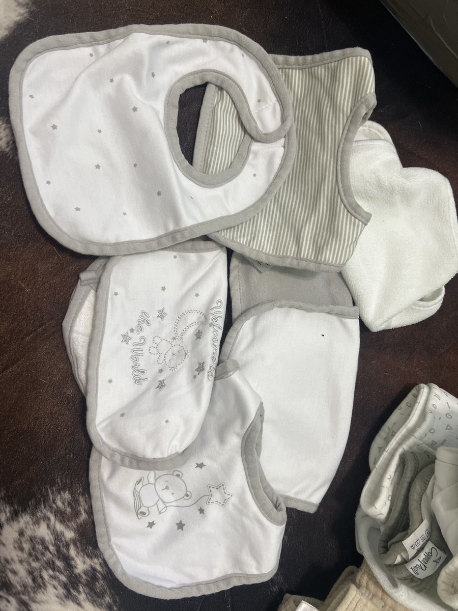 Newborn-3 months blankets/ swaddles/sleep gowns/burpcloths