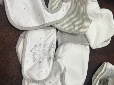 Newborn-3 months blankets/ swaddles/sleep gowns/burpcloths