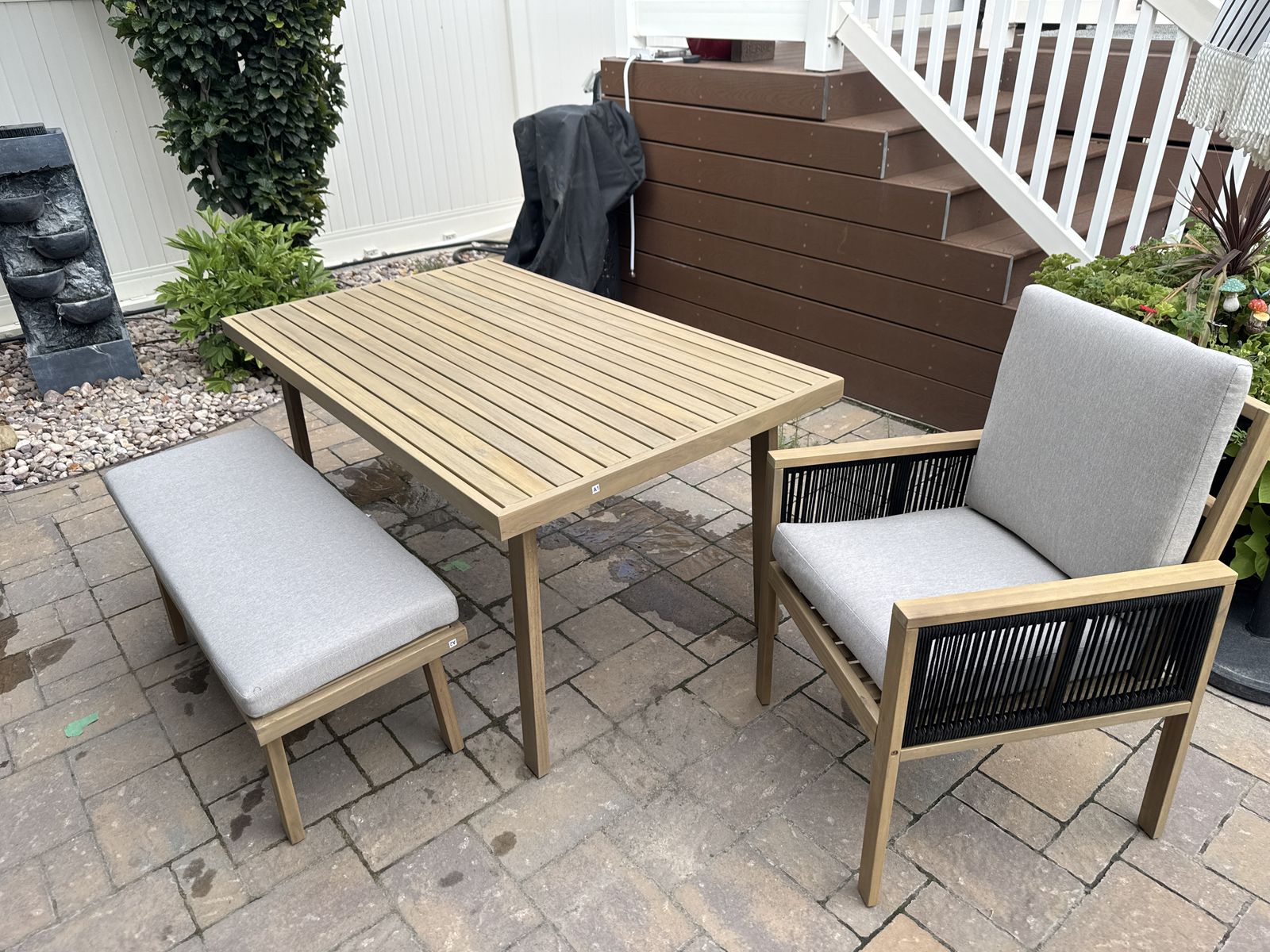 Modern Outdoor Patio Dining Set — New in Box