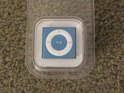 ipod shuffle A1373 blue 4th generation NIB new 2gb mp3 player apple electronic factory sealed
