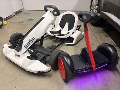 Segway Gokart & Ninebot S Balancing Scooter Combo