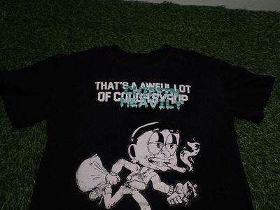 That's A Awful Lot Of Cough Syrup Black Graphic T-Shirt XL