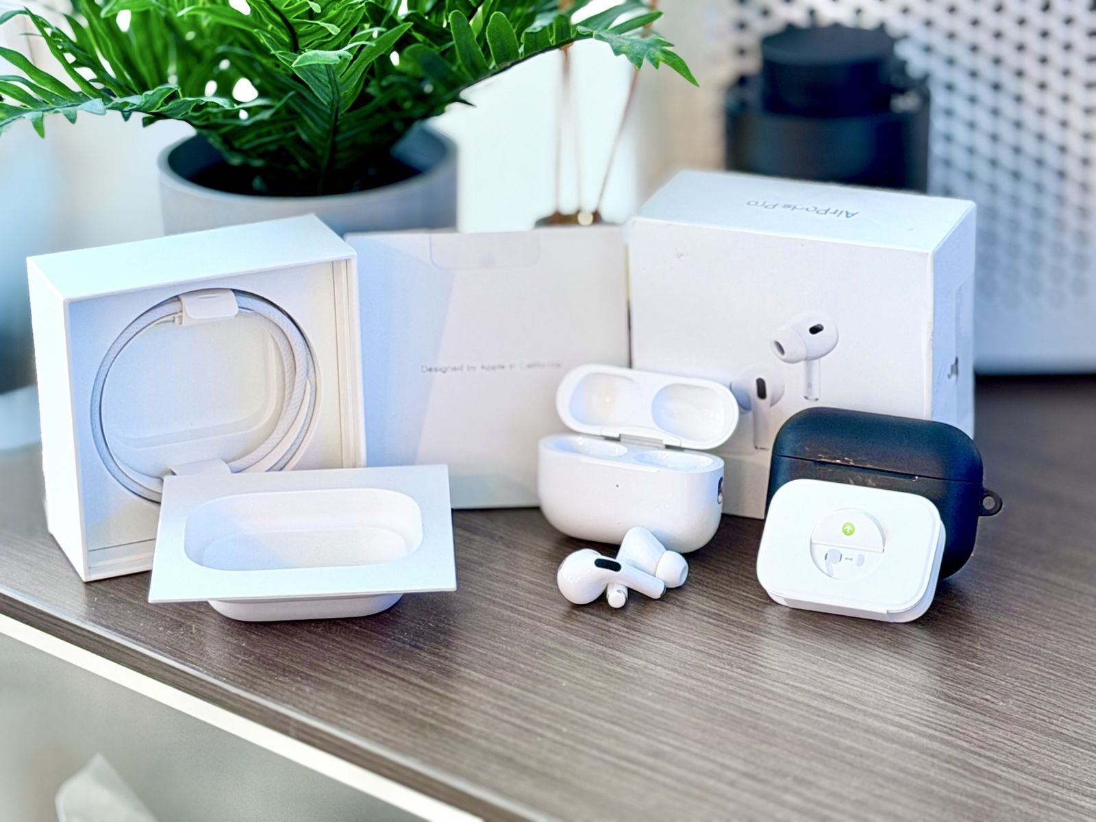 LIKE NEW Apple AirPods Pro 2 - With Original Box & Accessories - Includes ESR Case
