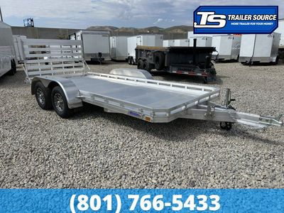 6.5x16 Alcom Mission FA 2.0 Tandem Axle Utility Trailer - 7K GVWR Alloy Wheels