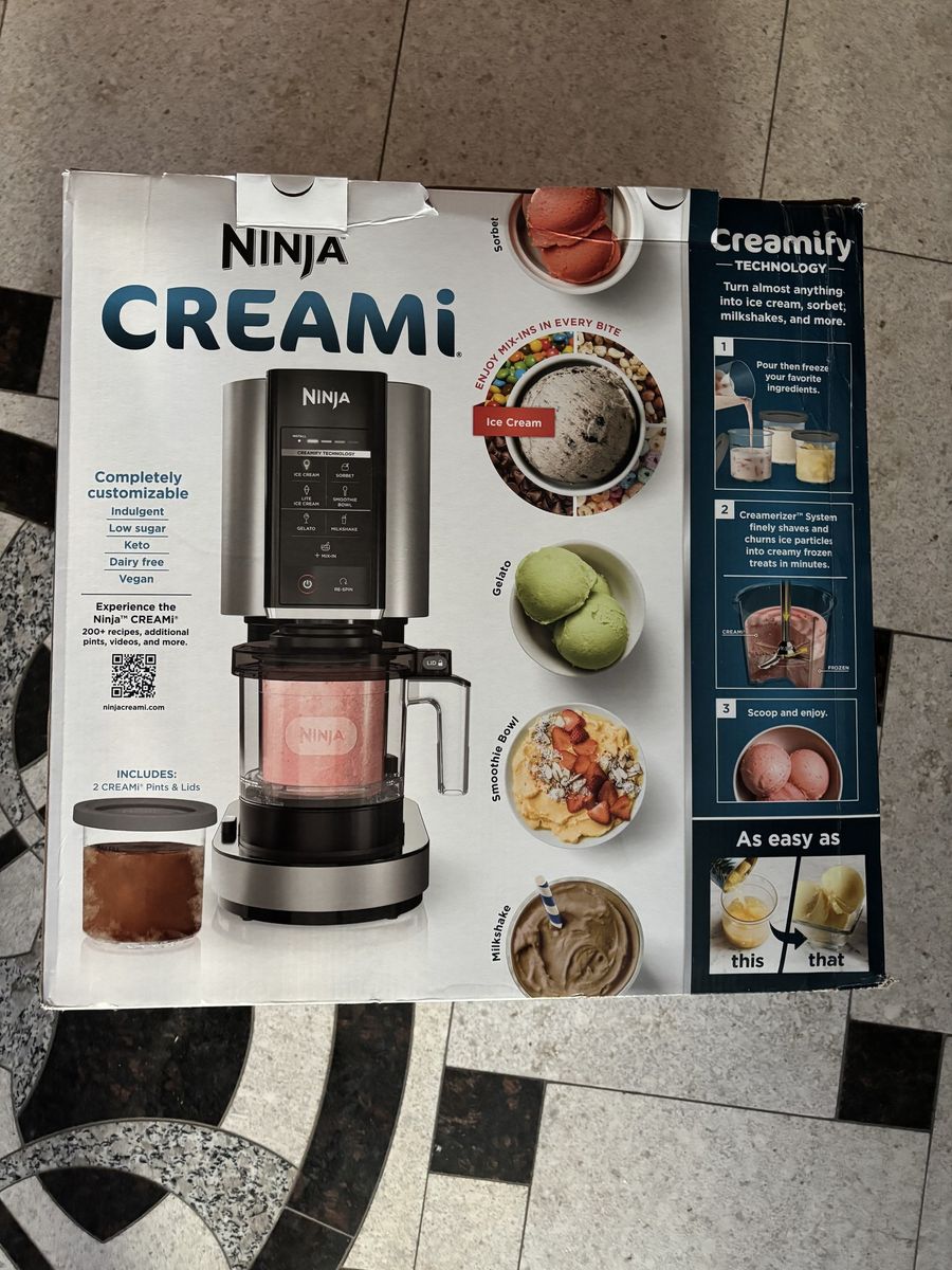 Ninja CREAMi NC301 Ice Cream Maker - Brand New, Sealed