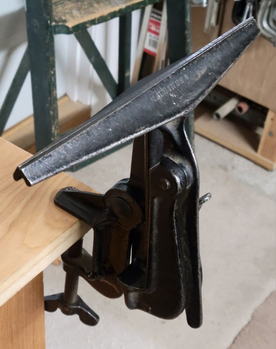 Vintage Made in USA Hand Saw Sharpening Vise