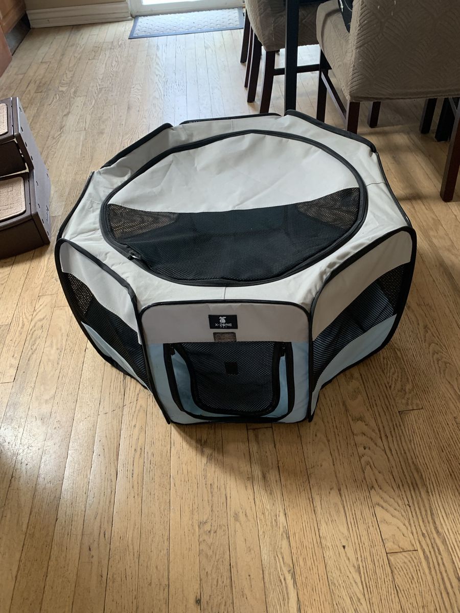 X-ZONE PET Portable Foldable Pet Playpen - Indoor/Outdoor Kennel / Containment