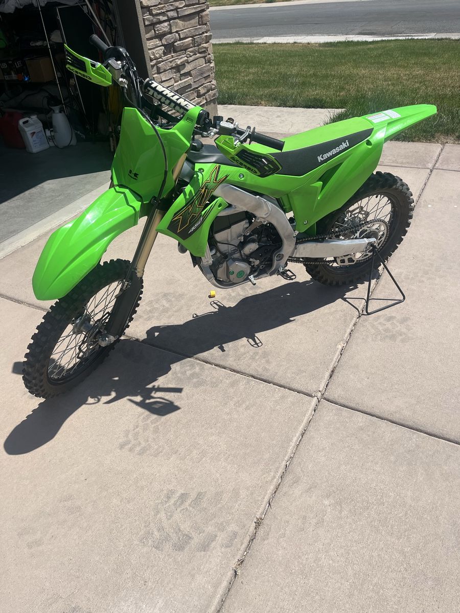 2020 Kawasaki KX450F Green Dirt Bike - Excellent Condition, Low Hours