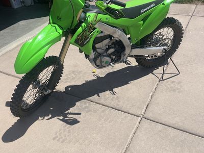 2020 Kawasaki KX450F Green Dirt Bike - Excellent Condition, Low Hours
