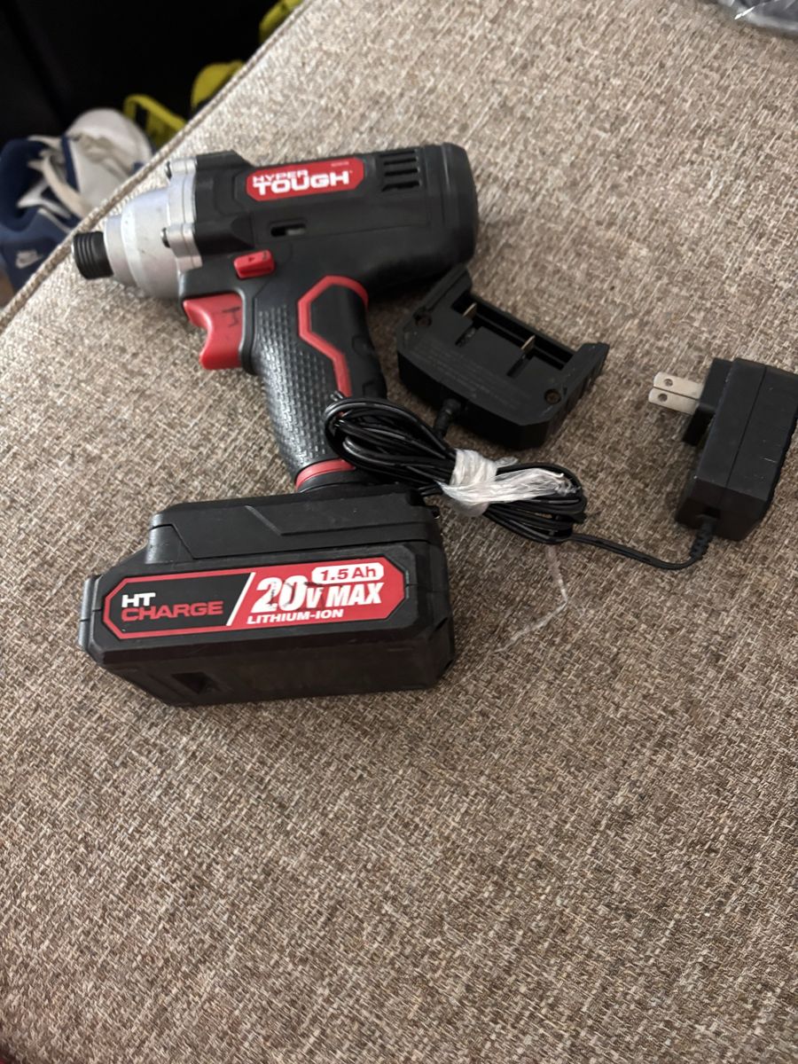 Hyper Tough 20volt Drill Driver W/ Batt&chrgr