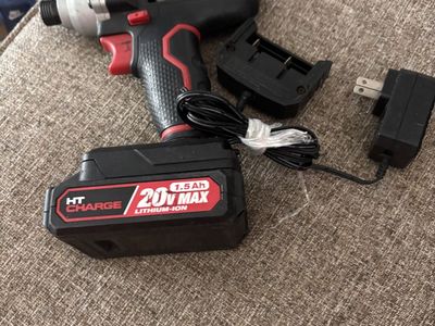 Hyper Tough 20volt Drill Driver W/ Batt&chrgr