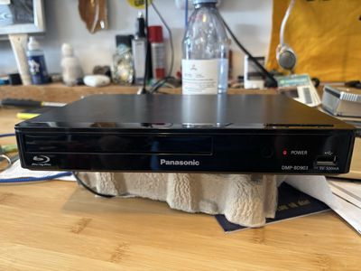 Panasonic blu ray/dvd player