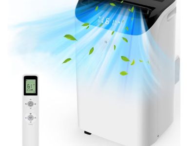 12000 BTU Portable Air Conditioners with Remote Control, 3-in-1 Free Standing Cooling AC Unit with Fan & Dehumidifier, Cools Roo