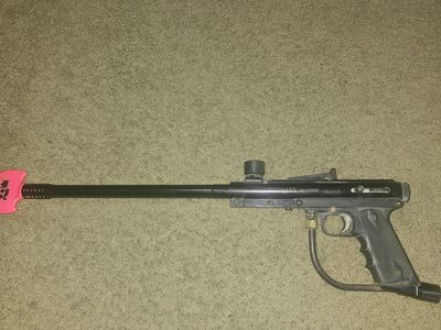 Used Tippmann 68 Carbine Paintball Gun with PMI Barrel