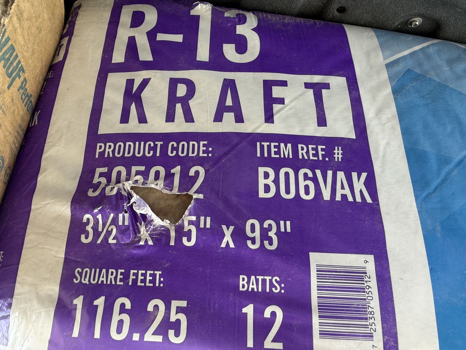 R-13 fraft Face Insulation