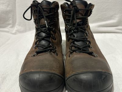 Rocky men’s 11 Brown Leather safety work boots