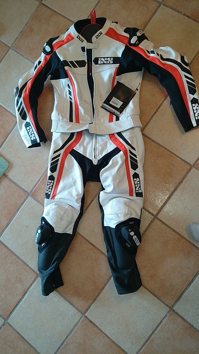 IXS Sport RS-800 1.0 Two Piece Motorcycle Leather Suit
