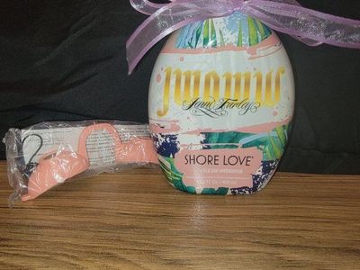 JWOWW Shore Love Double Dip Intensifier Tanning Lotion 13.5 oz with Goggles