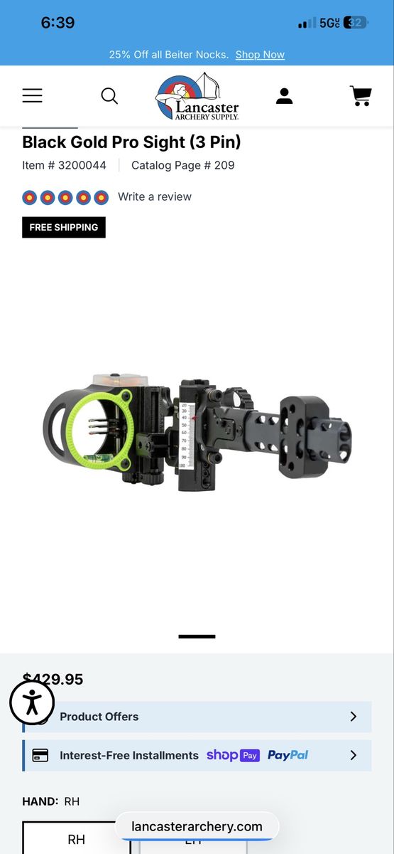 Montana black gold pro 3 pin slider