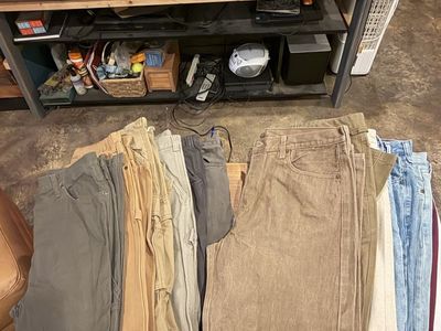 14 Men's Oversized Jeans & Work Pants (Carhartt, Dickies, Wrangler) W36-40 L30-33