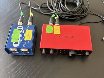 *Like New* Podcast/Studio Audio Bundle — Focusrite Scarlett 2i2 (4th Gen) + Cloud Microphones Cloudlifter CL-2