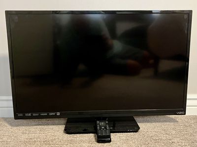 Vizio HDTV Flat Screen Television with Stand and Remote Control